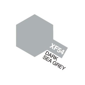 XF-54 Dark Sea Grey, Acrylic Mini 10 ml (penselmaling, mat) - Tamiya